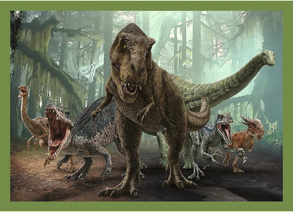 4-in-1 Jigsaw Puzzle 35, 48, 54, 70 Pieces Jurassic World (Children's Puzzle)