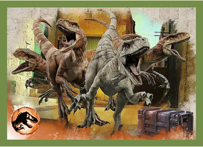 4-in-1 Jigsaw Puzzle 35, 48, 54, 70 Pieces Jurassic World (Children's Puzzle)