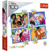 Trefl 4 in 1 Puzz Disney 100