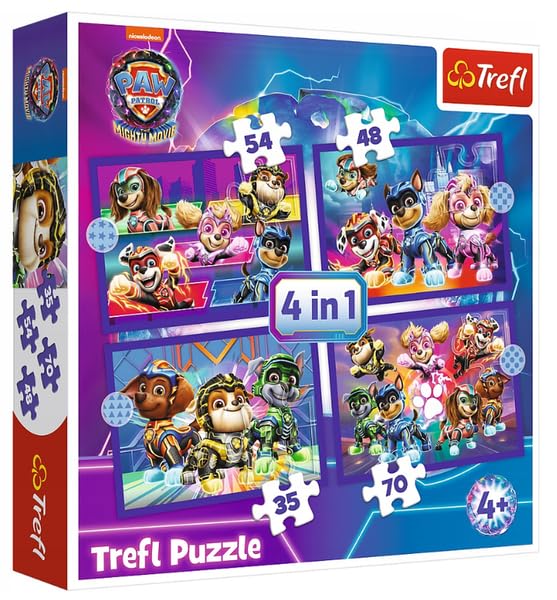 Trefl 4 in 1 Puzz PAW Patrol