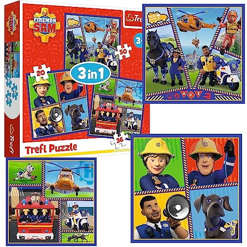 Trefl 3 in 1 Puzz Fireman Sam
