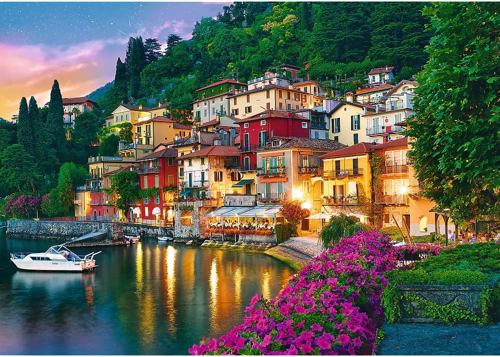 Trefl 37290 Lake Come, Italy 500 Teile, Premium Quality, für Erwachsene und Kinder ab 10 Jahren Puzzle, Coloured