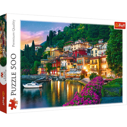 Trefl 37290 Lake Come, Italy 500 Teile, Premium Quality, für Erwachsene und Kinder ab 10 Jahren Puzzle, Coloured