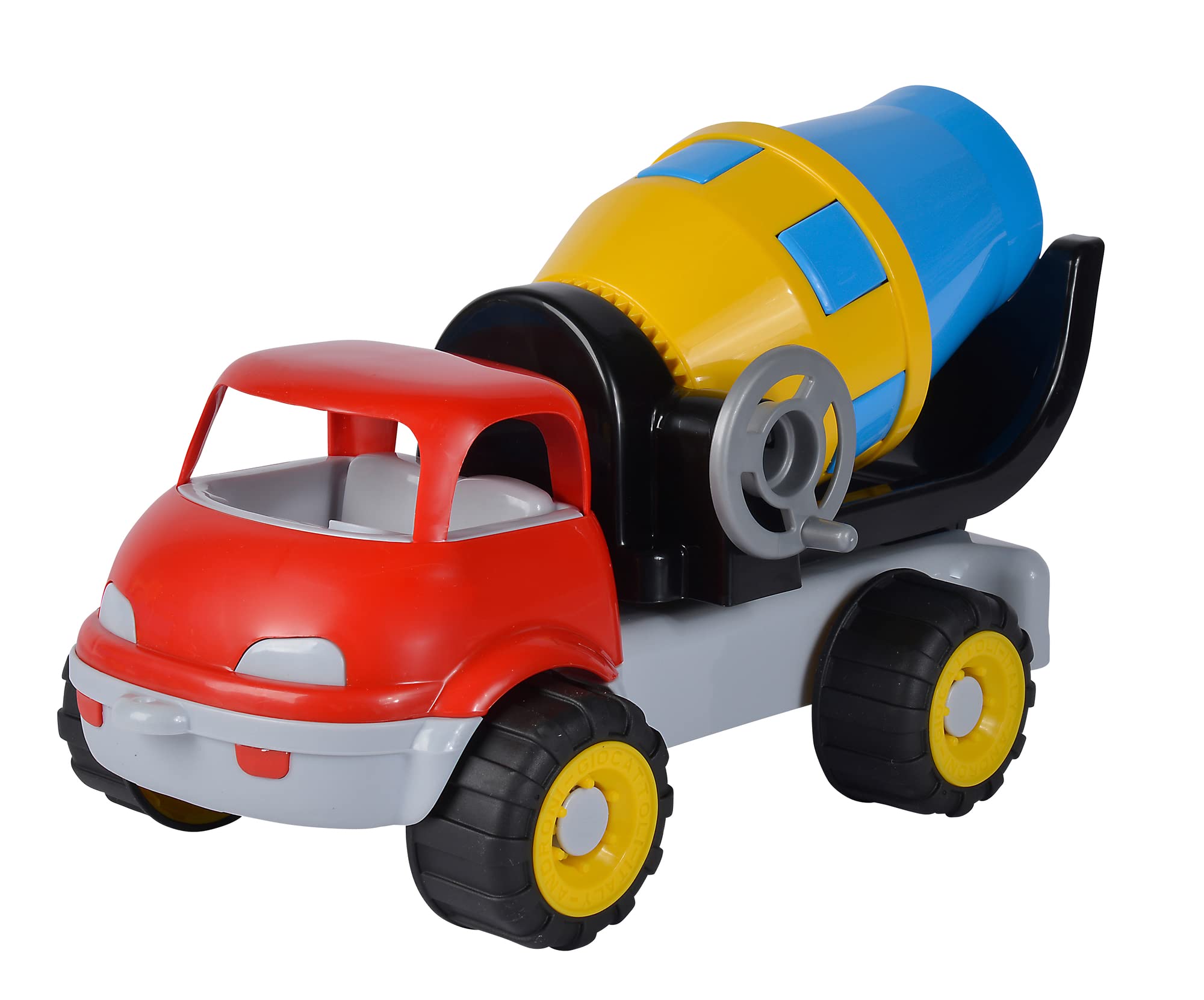 Simba 107134611 Concrete Mixer, Sand Toy, 38 cm, Tyre Soft Material, from 10 Months