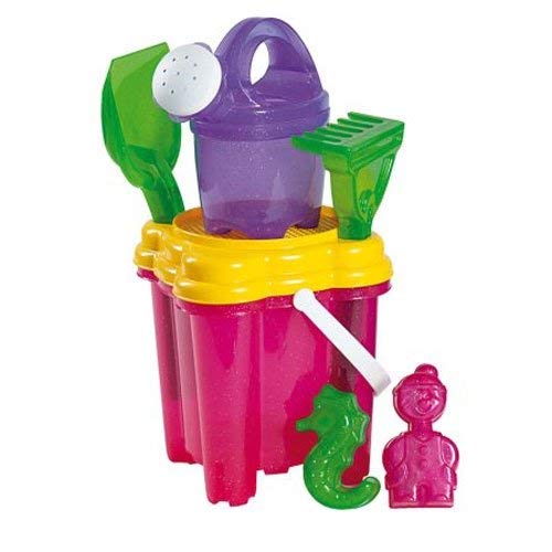 Androni: Estivo - Rodos Junior - Set Mare Trasparente Colorato Con Paillettes (Made In Italy)