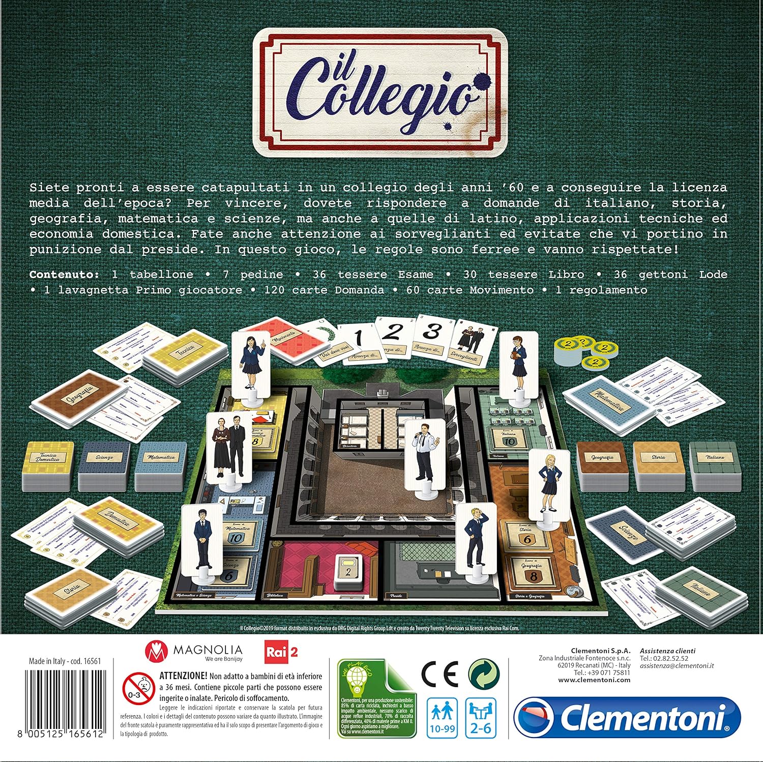 Clementoni - Collection Board Game, Multi-Colour, 16561
