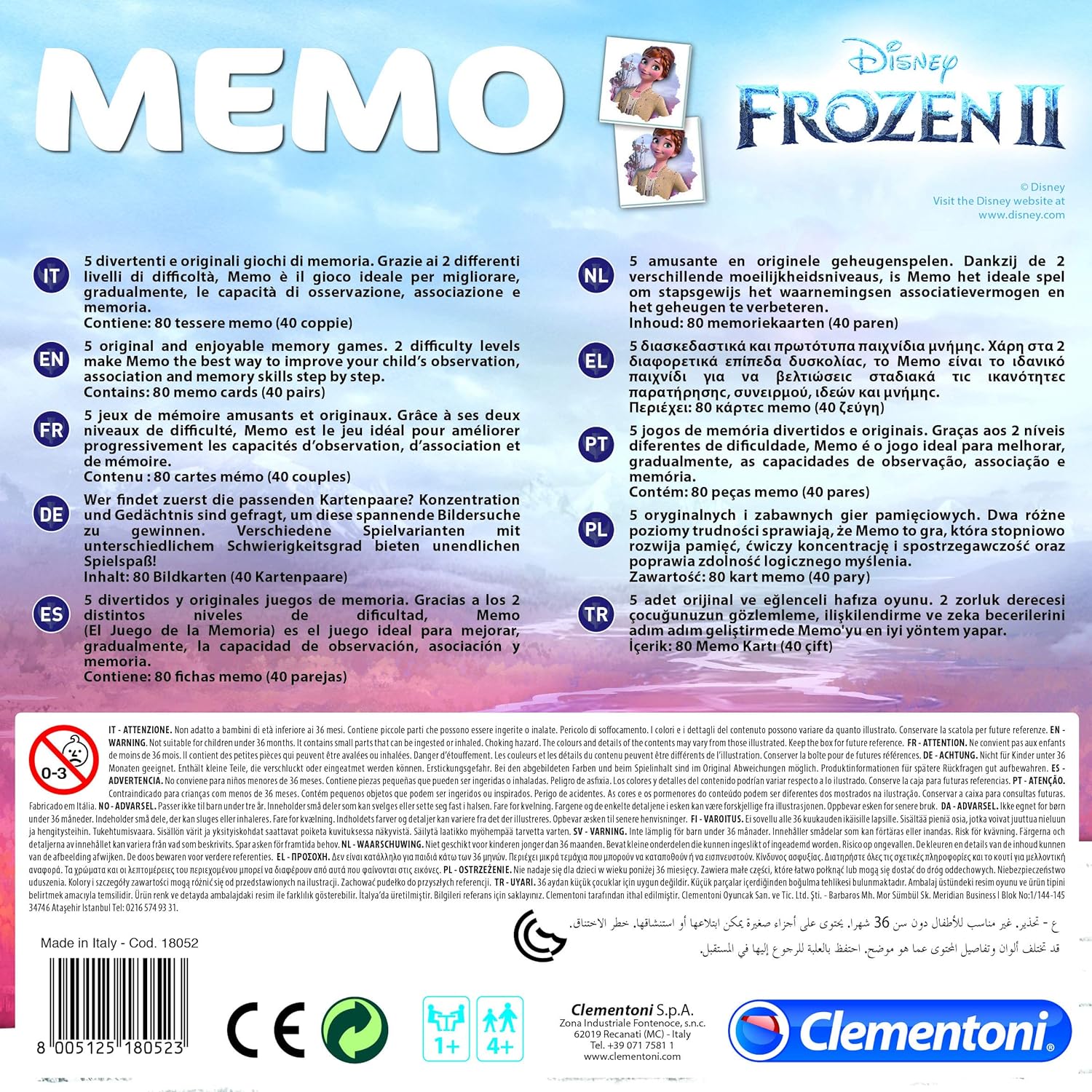Clementoni Puzzle Game multi-coloured