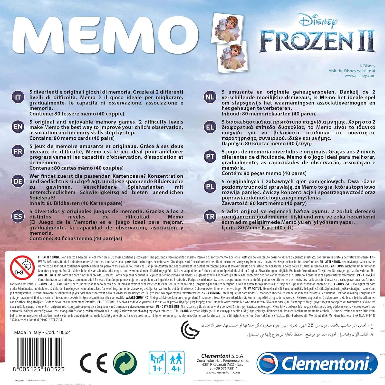 Clementoni Puzzle Game multi-coloured