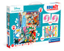 Clementoni - Edukit 4 En 1 Disney Classic - Juego Educativo Que Incluye Un Puzzle De 30 Piezas, Un Puzzle De 48 Piezas, Juego De Memoria Y 6 Cubos De Tus Personajes Favoritos, Juguete 3 Años (18290