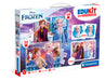 Clementoni - Edukit 4 En 1 Frozen - Un Juego Educativo Que Incluye Un Puzzle De 30 Piezas, Un Puzzle De 48 Piezas, Juego De Memoria Y 6 Cubos De Tus Personajes Favoritos, Juguete Niños 3 Años (18292