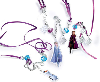 Clementoni 18567 -Disney Frozen 2-Bracelets-Made in Italy Craft for Kids from 6 Years and Older-Jewellery Girl, English, Multi-Colour