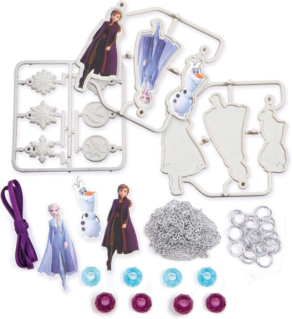 Clementoni 18567 -Disney Frozen 2-Bracelets-Made in Italy Craft for Kids from 6 Years and Older-Jewellery Girl, English, Multi-Colour