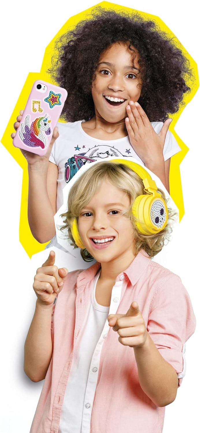 Clementoni- Idea-Creazioni Brillanti Painting, Diamond Art, Kit Arte, Laboratorio Gemme, Gioco Creativo Bambini 7 Anni-Made in Italy, Multicolore, 18678