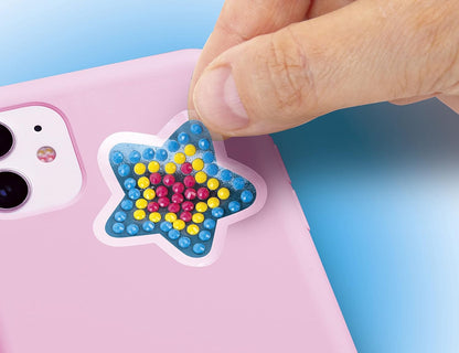 Clementoni- Idea-Creazioni Brillanti Painting, Diamond Art, Kit Arte, Laboratorio Gemme, Gioco Creativo Bambini 7 Anni-Made in Italy, Multicolore, 18678