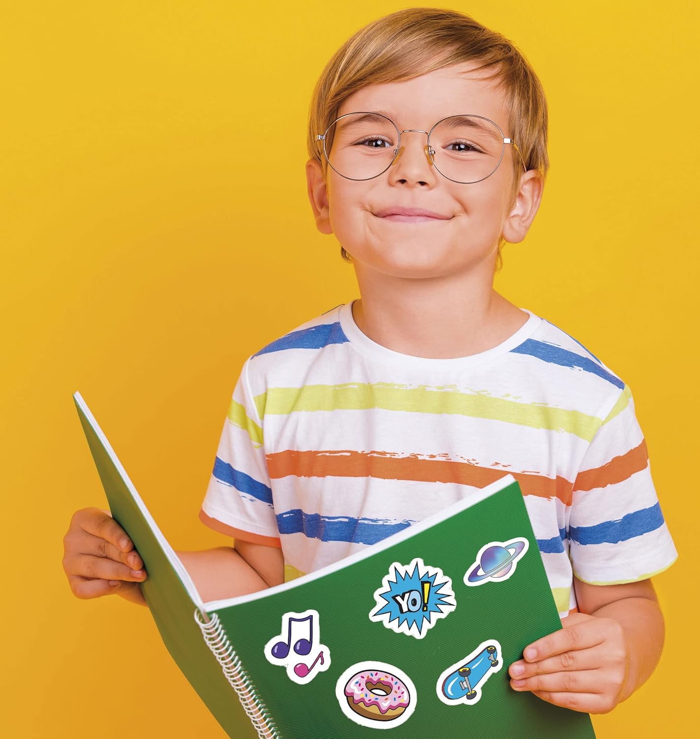 Clementoni 18700 Idea-Olographic Holographic Kids, Stickers-Creative Game for Children 6 Years, Made in Italy, Multi-Coloured, Medio