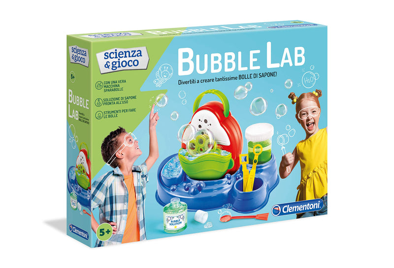 Clementoni- Ciencia y Juego-Bubble Lab Laboratorio Científico, Multicolor (19123