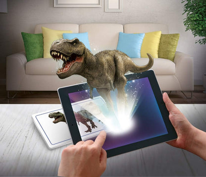 Clementoni 19164 Archaeoplaying Triceratops Luminous in the Dark Science Game, Single, Multi-Coloured