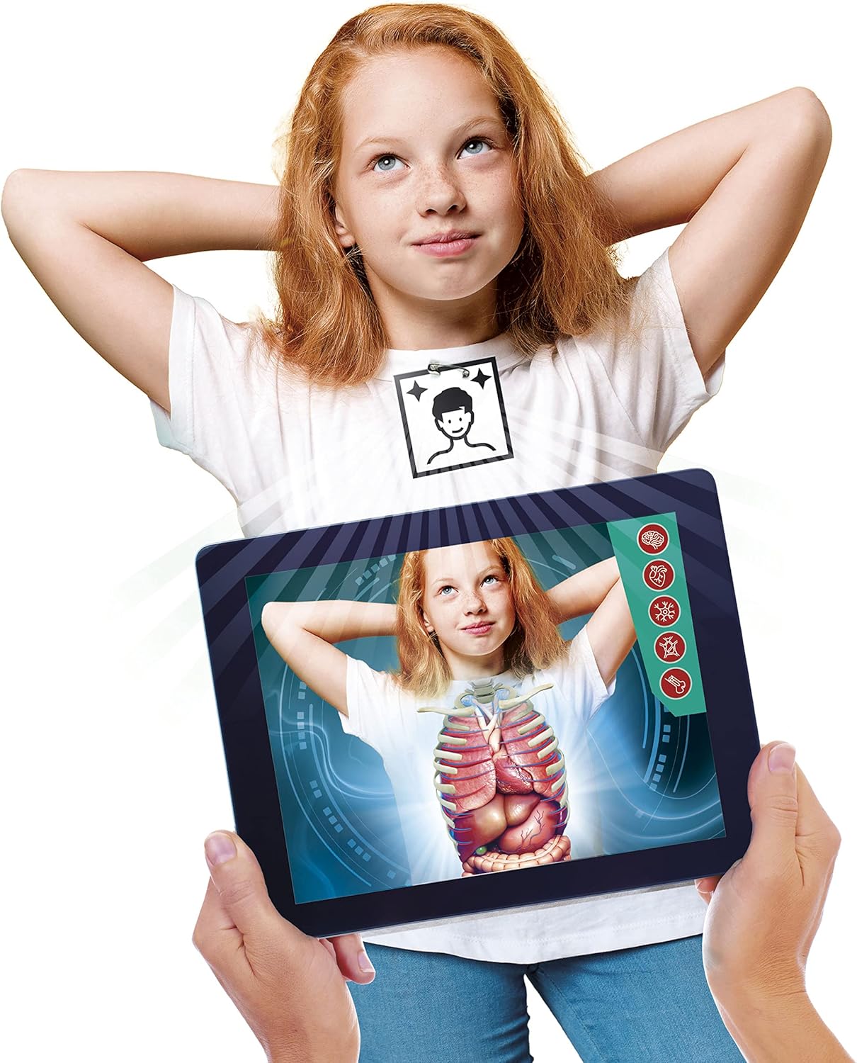 Clementoni Lab Super-Lab Anatomy, Science Experiments, Science Game Ages 8 - Made in Italy, Multi-Colour, 19299