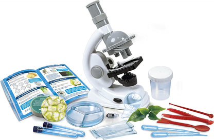 Clementoni - 19309 - Science and Game Lab - Science at the Microscope, Optical Microscope Laboratory with Over 50 Scientific Experiments for Children from 8 Years