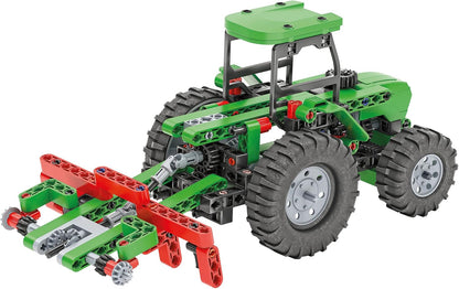 Clementoni - Science Build-Agricultural Machines-Children's Construction Set, Mechanical Laboratory, Scientific Game 8 Years (Italian Version) -Made in Italy, Colour, 19327