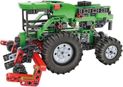 Clementoni - Science Build-Agricultural Machines-Children's Construction Set, Mechanical Laboratory, Scientific Game 8 Years (Italian Version) -Made in Italy, Colour, 19327