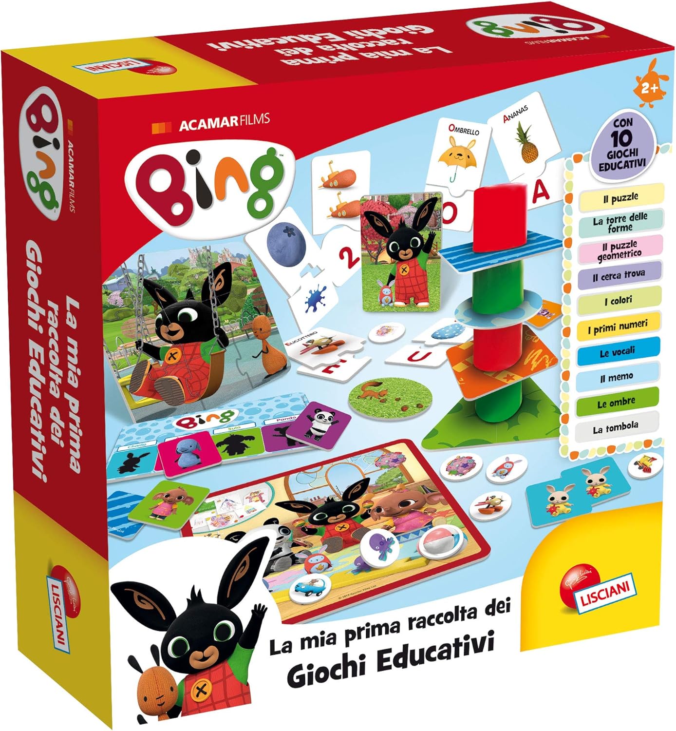 Lisciani Games 75867 Bing Collecting Educational Games Baby