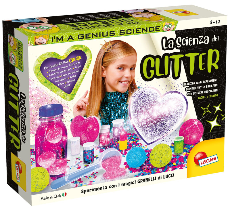 Lisciani Giochi - I'm a genius Laboratorio della scienza dei glitter
