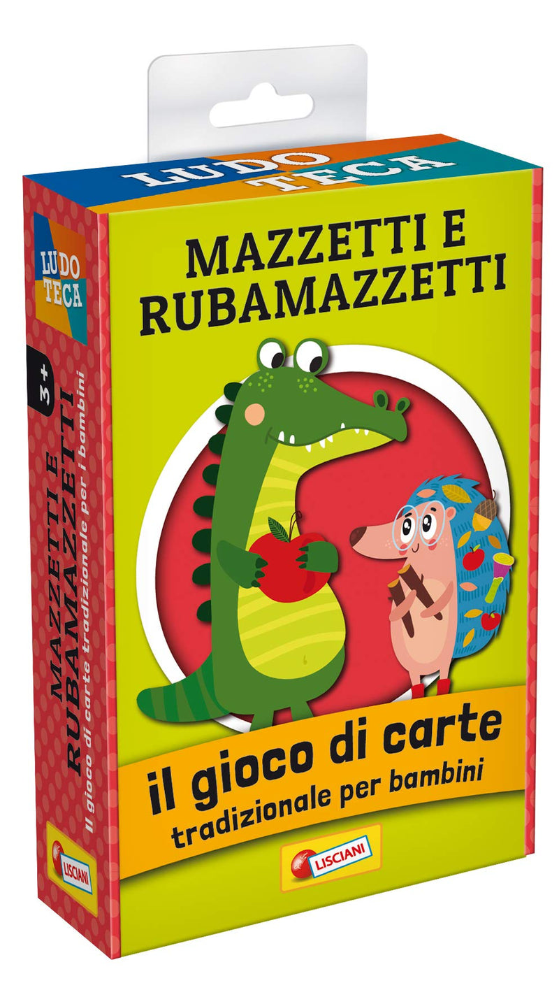 Liscianigiochi, Ludoteca Le Carte dei Kids Mazzetti und Rubamazzetti Gesellschaftsspiel, Mehrfarbig, 85804