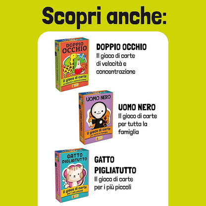 Liscianigiochi, Ludoteca Le Carte dei Kids Mazzetti und Rubamazzetti Gesellschaftsspiel, Mehrfarbig, 85804