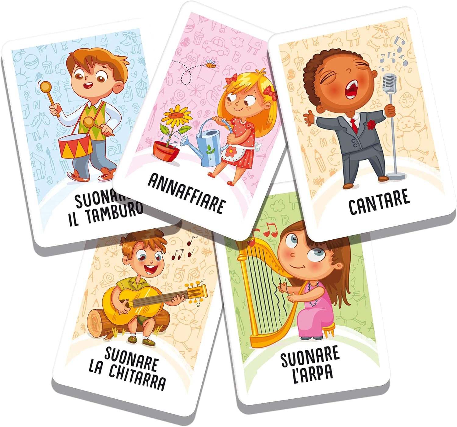 Lisciani Giochi- Playroom The Cards of Children, The Game of Mimi, Multicolor, 89130