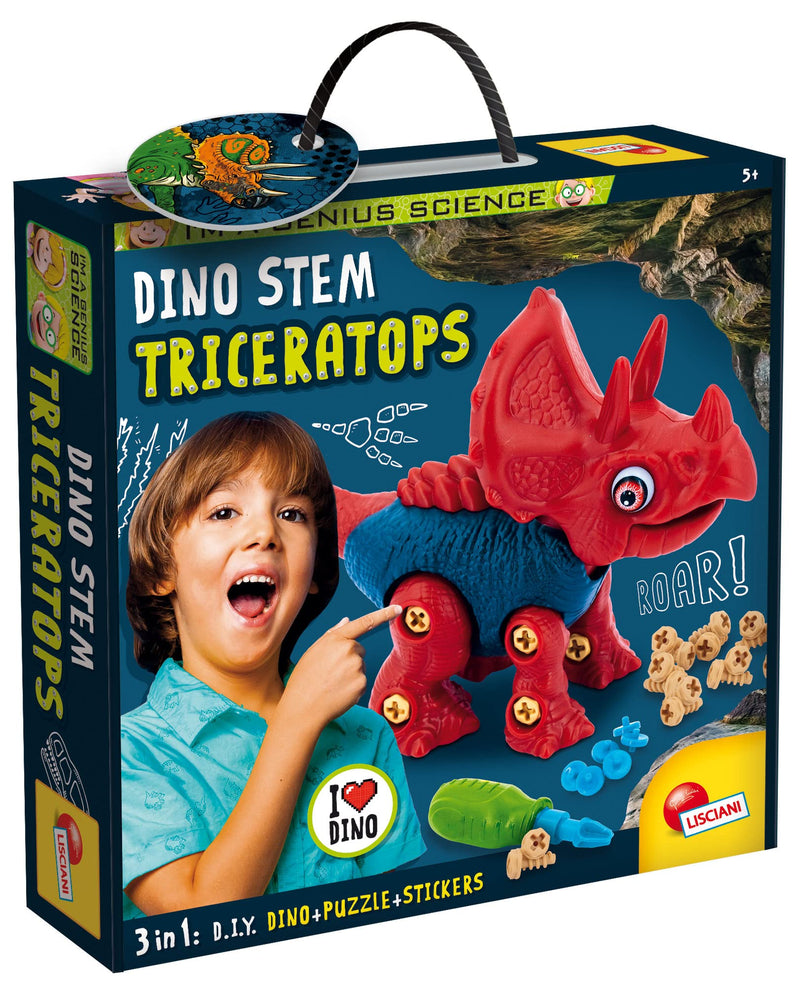 Liscianigiochi 92420 I'm at Genius Dino Stem Triceratops