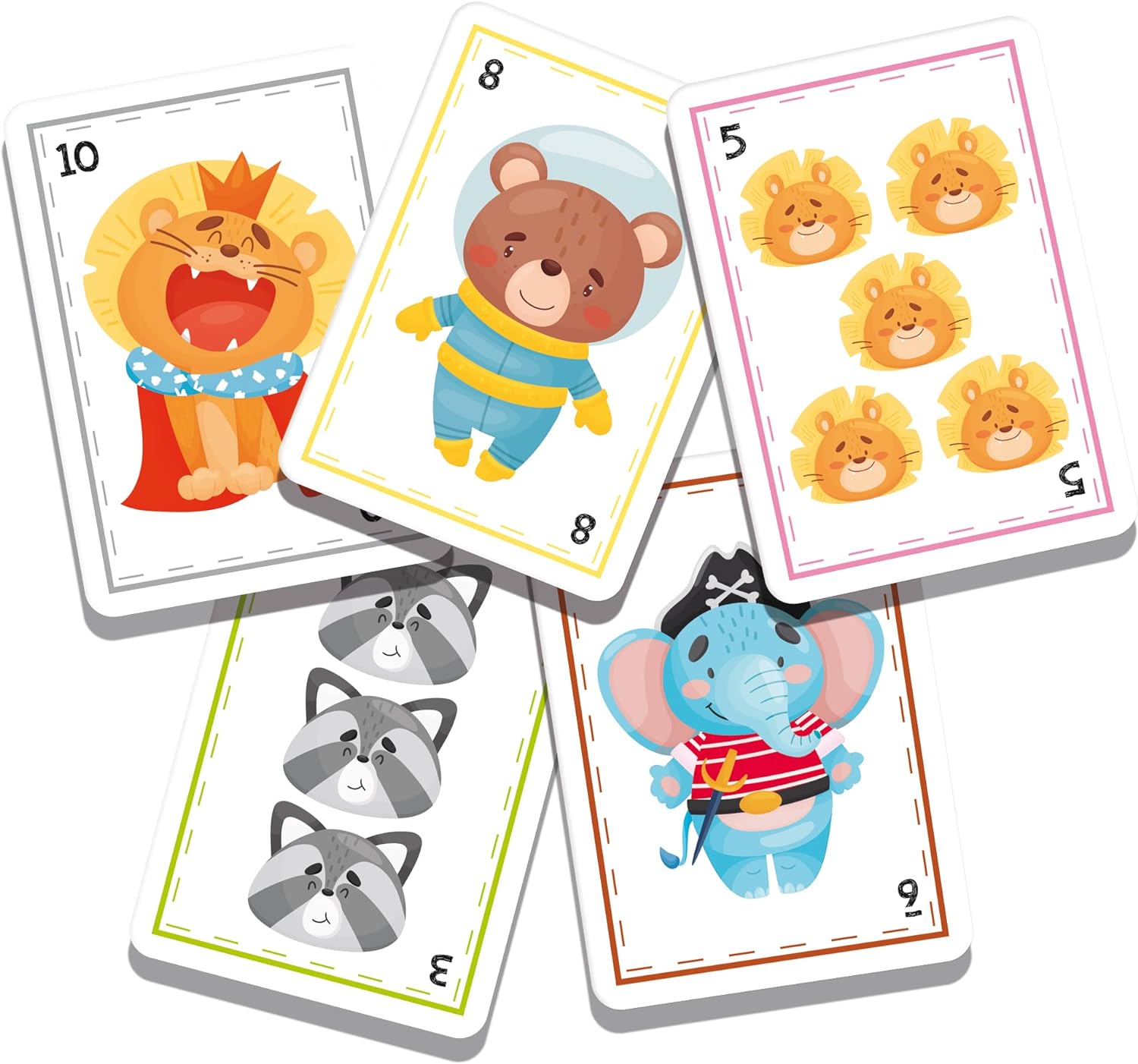 Lisciani Giochi- Ludoteca Le Carte dei Bambini Scopa e Briscola, Multicolore, 92857