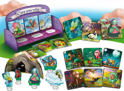Liscianigiochi- Montessori l'Inventafavole del Mondo Fantastico, 95216