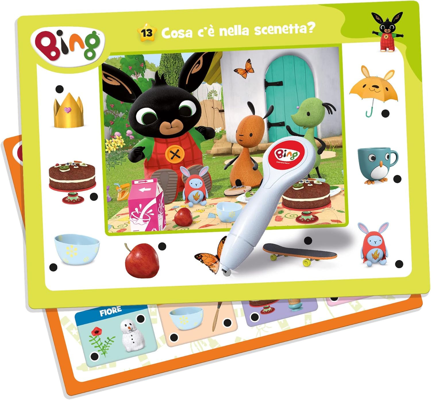 Liscianigiochi 100422 Lisciani Games Bing Pen Maxi Cards