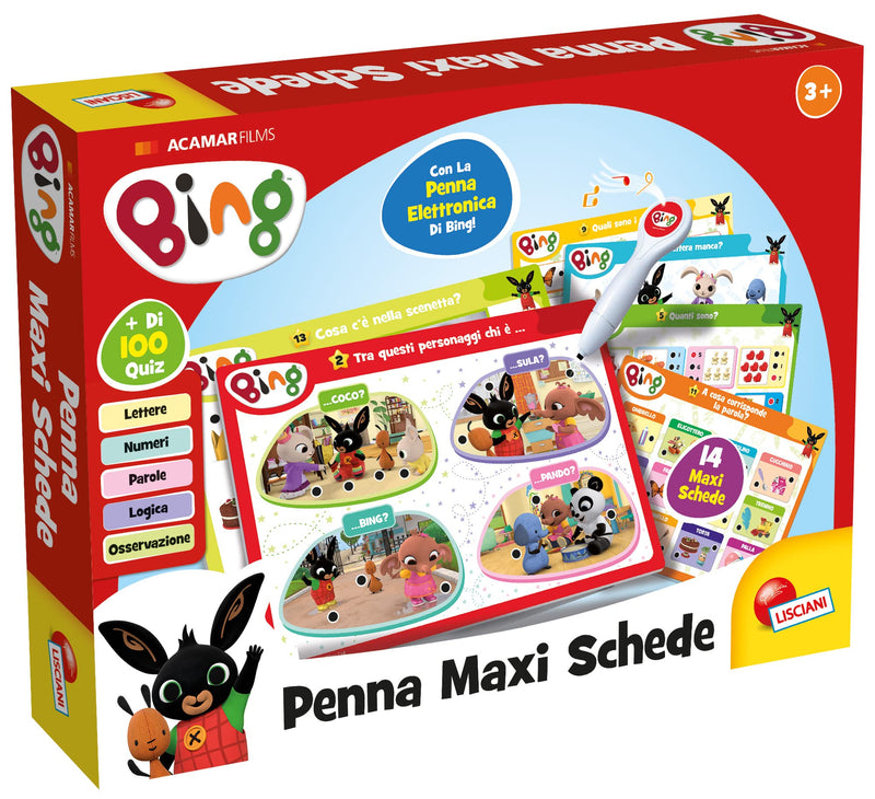 Liscianigiochi 100422 Lisciani Games Bing Pen Maxi Cards