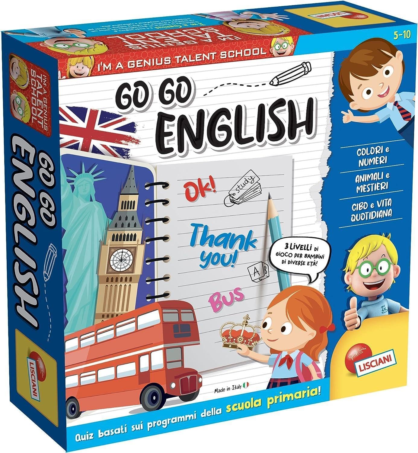 Lisciani Giochi I'm a Genius TS Go English, Multicoloured, 100514