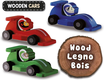 Montessori Wood Cars Garage Montessori Garage and Slide
