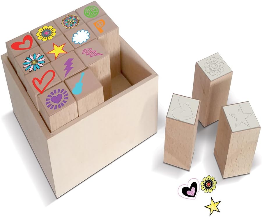 Multiprint 47951 Coloring and Drawing Stamp Set