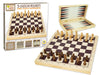 3 GAMES IN ONE MADE OF WOOD DAMA CHESS BACKGAMMON CM 28.5 WITH INSTRUCTIONS