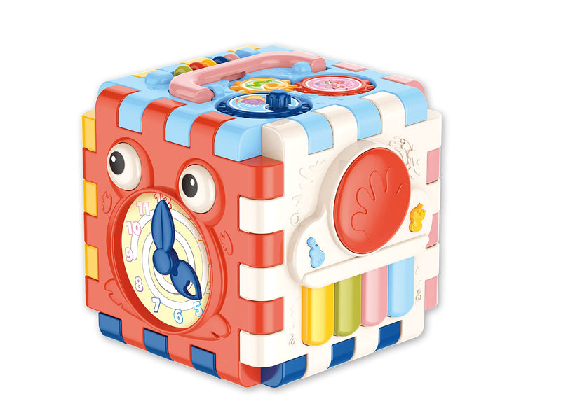 Teorema Giocattoli Cubo Montessori Multiactividad, Juguete Infantil con Luces y melodías (Teorema SRL 67317