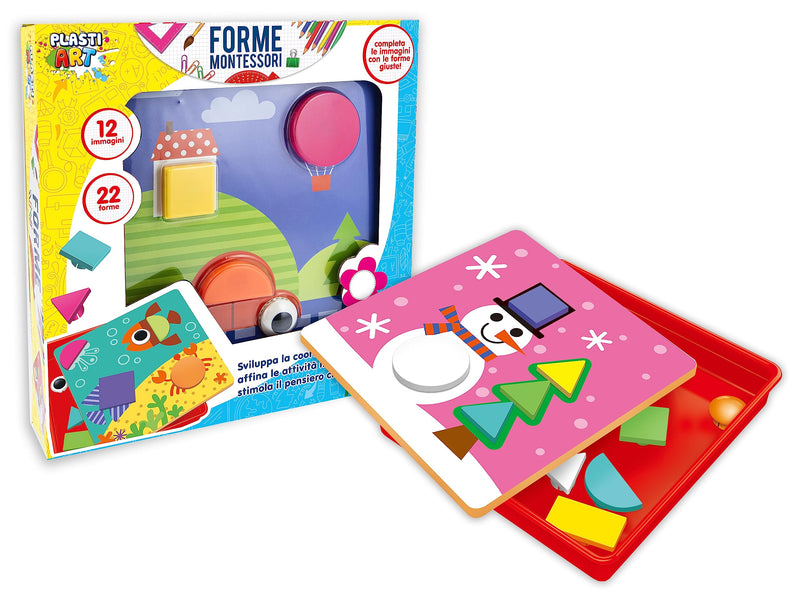 Teorema Giocattoli Juego Montessori con Figuras geométricas para Insertar en imágenes (Teorema SRL 67942