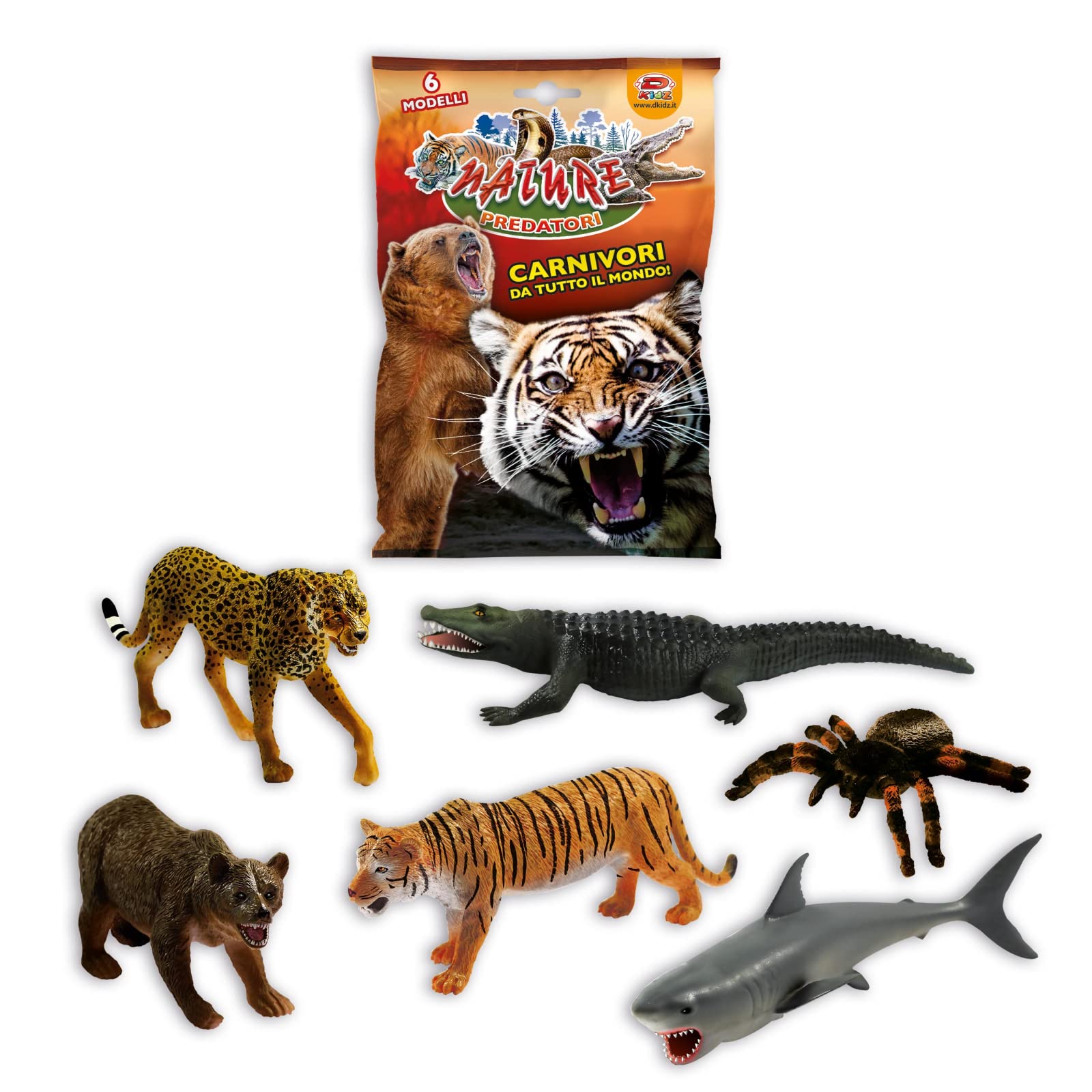 D-KIDZ - Nature Predators (Assortment), Multicolor, 5398516