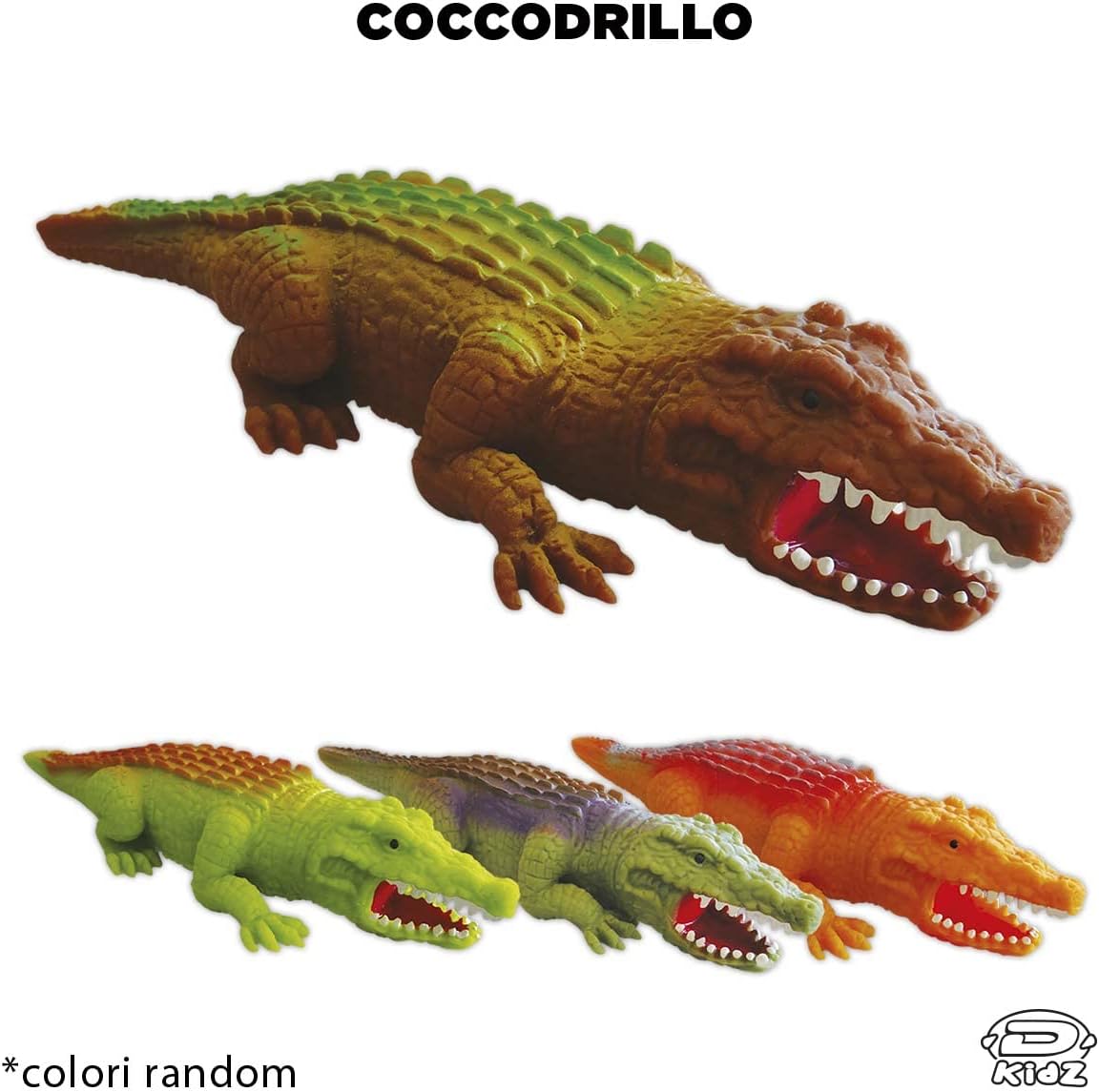 D-KIDZ DIM02236P Crazy Nature Mega Reptile, Assortment, Multi-Coloured