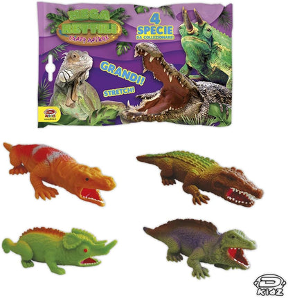 D-KIDZ DIM02236P Crazy Nature Mega Reptile, Assortment, Multi-Coloured