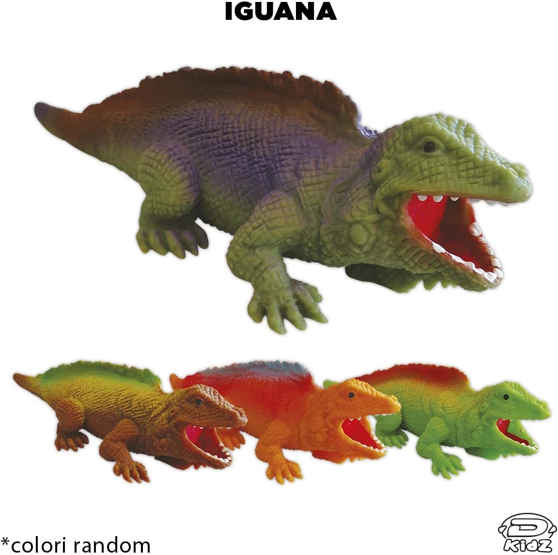 D-KIDZ DIM02236P Crazy Nature Mega Reptile, Assortment, Multi-Coloured