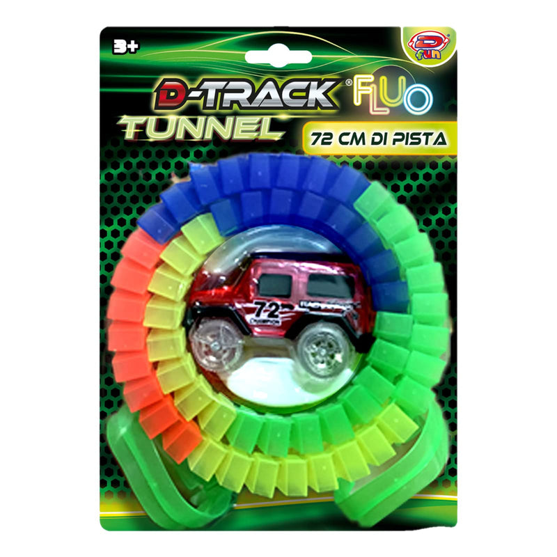 D-fun Dynit Kids D-Track Fluo Tunnel D-Kidz, Multicolor, 1