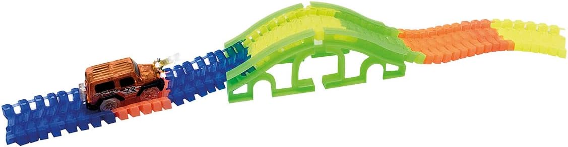 D-KIDZ DIP76600 D-Truck Dynit Kids D-Track Fluo Bridge, Multi-Coloured