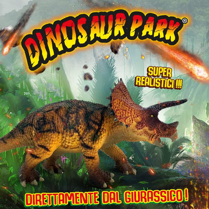 D-KIDZ Triceratops Dinosaur Park, Triceratops, Multicoloured, DIP76646