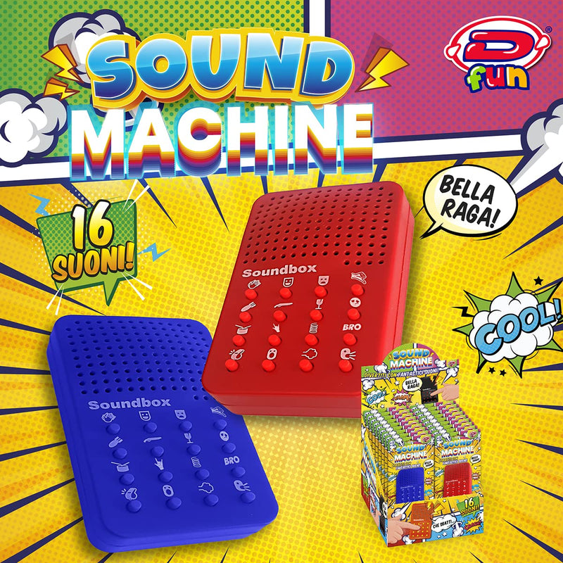 D-KIDZ DIP76688 Sound Machine, Assortment, Red and Blue