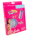 Joy Toy - Barbie 3 plastic bracelets with 18 charms for attaching in gift packaging - 15 x 2.5 x 20 cm